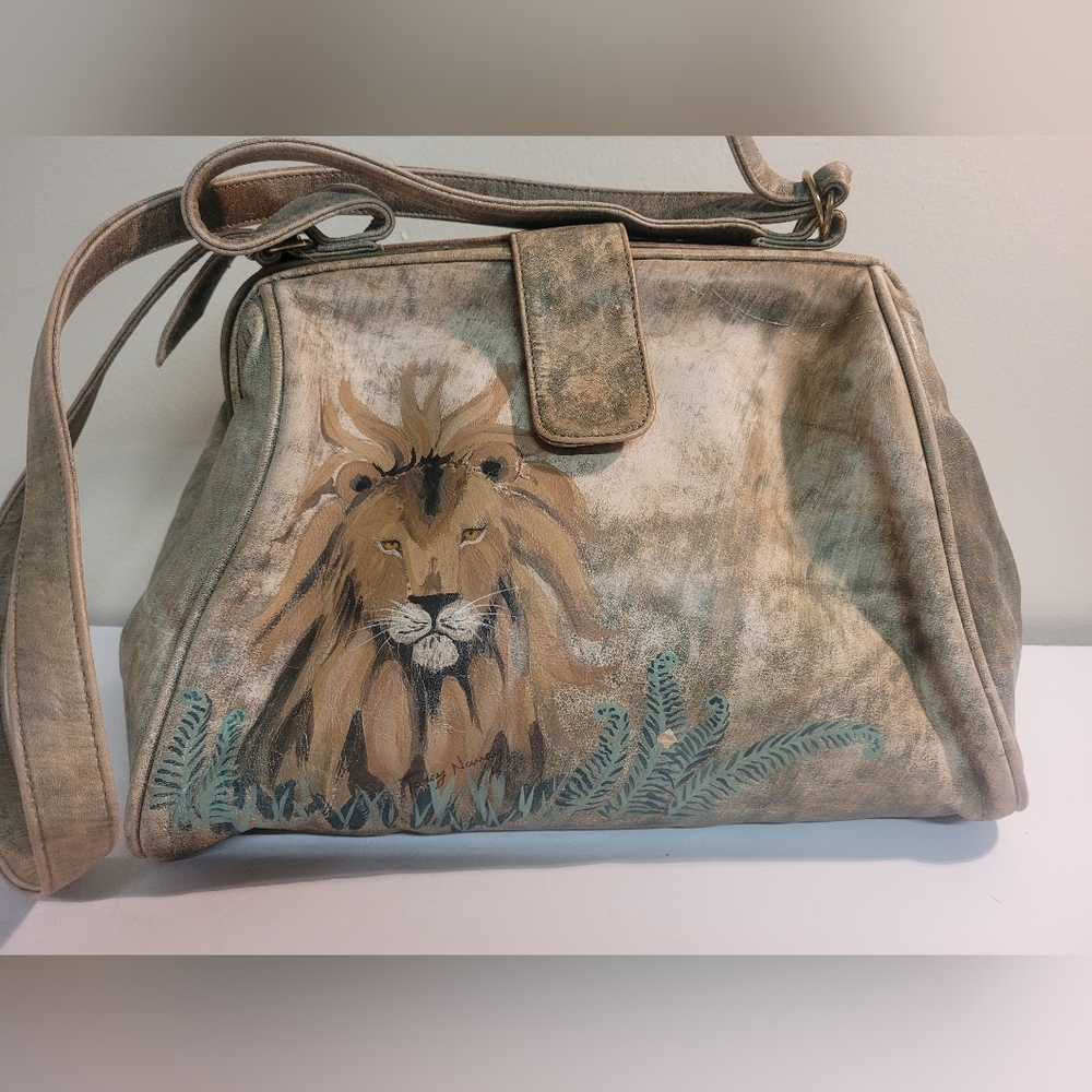 Vintage Fancy Nancy Painted Purse